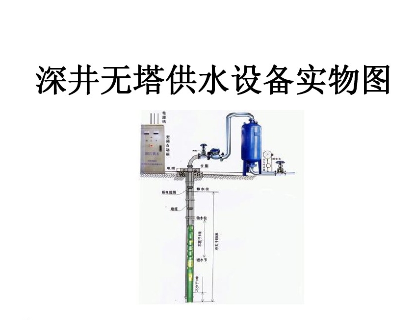 绍兴越城区井泵无塔式供水设备